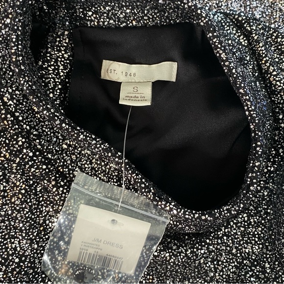 Cato Metallic Rose Gold Sparkle Ombré Dress - Picture 8 of 10